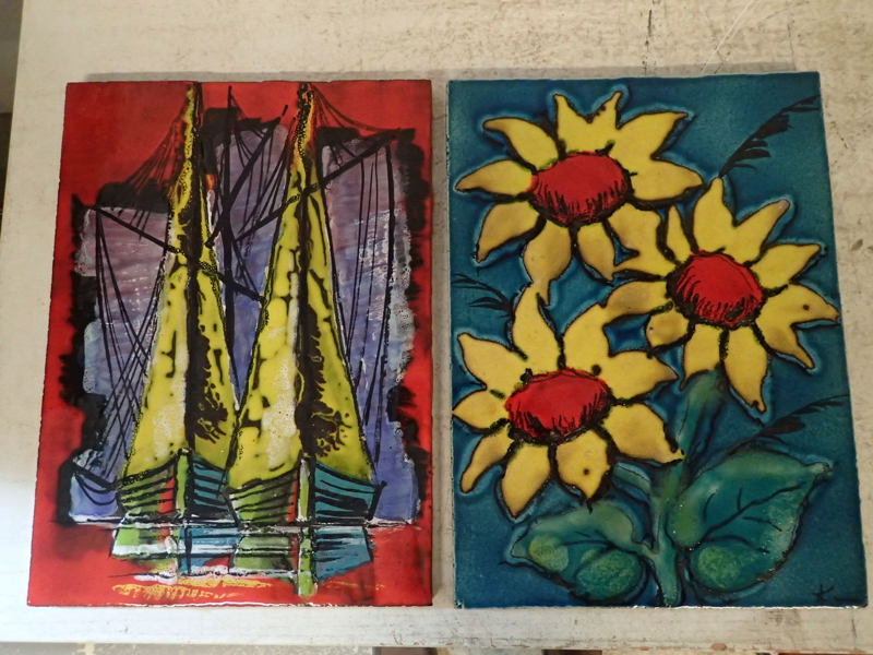 2st keramiktavlor    45x33cm