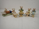 Samling FIGURER troligtvis Beatrix Potter