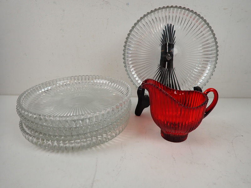 5 st ASSIETTER + KANNA "Reffla" Arthur Percy