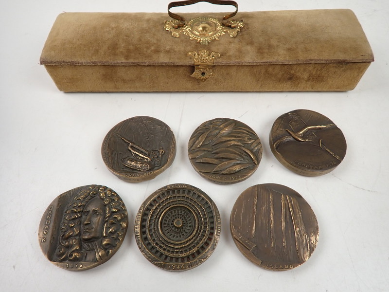 6 st BRONSMEDALJER Folke Truedsson + skrin