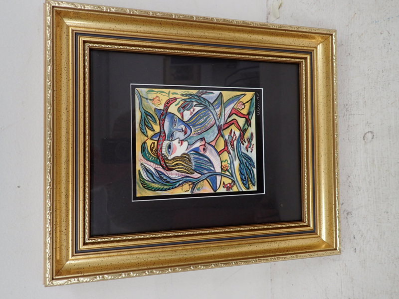 Tryck  Ulrika HV  16,5x14cm bildyta