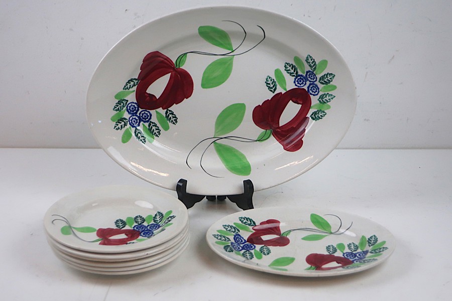 SERVISDELAR. GUSTAVSBERG. TIDIGT 1900-TAL. 