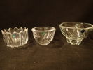 3 kristallskålar Orrefors,Royal Copenhagen
