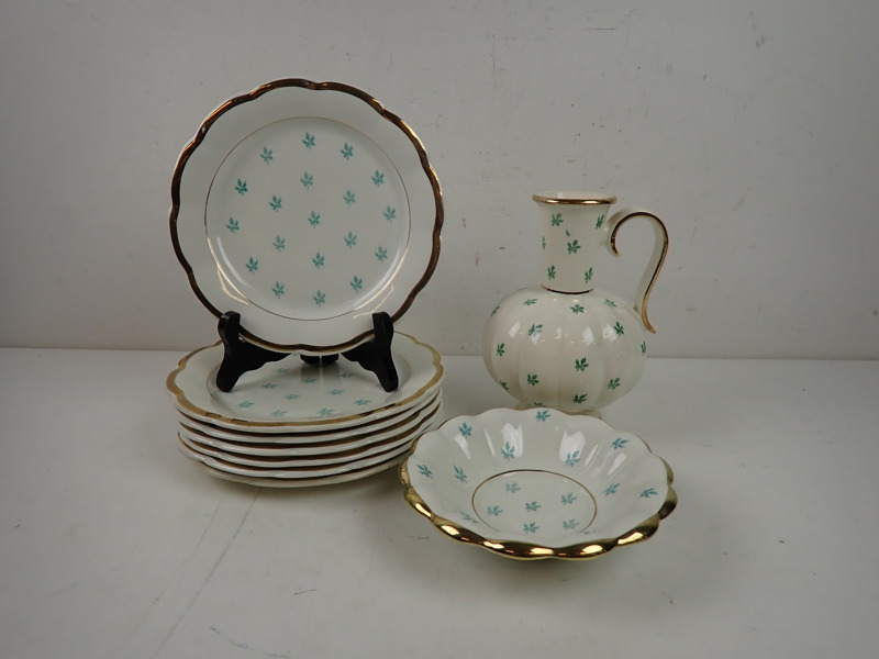 ASSIETTER, VAS + SKÅL "Menuett" Gefle