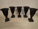 5st järnkrukor    H:26cm