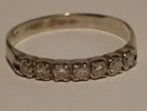 Ring 18k vitguld med 7st diamanter 0,35ct