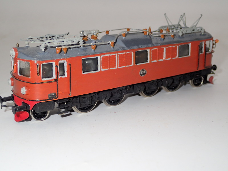 Modelltåg:  Lok  "624"     omärkt