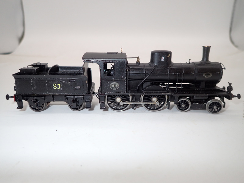 Modelltåg: Ånglok med tender  No 741 1905 Trollhättan