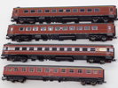 Modelltåg,  4st vagnar  Roco