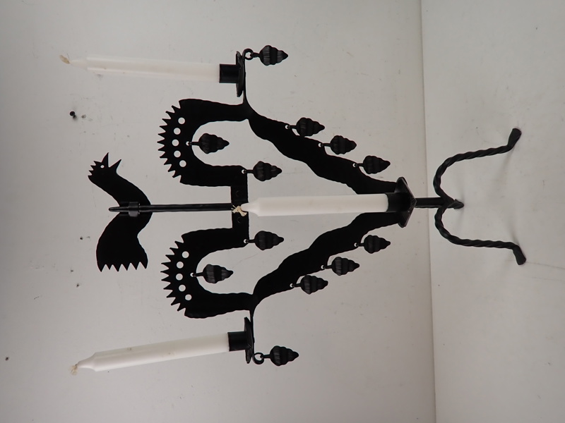 SMIDESLJUSSTAKE "Tuppljusstake"