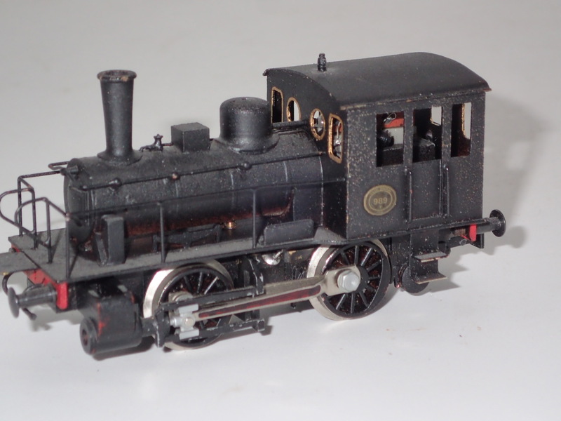 Modelltåg :  Lok  SJ 989Y