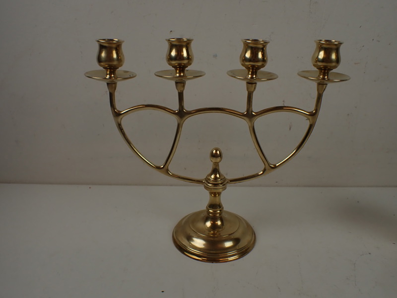 Mässings kandelaber, Skultuna m m