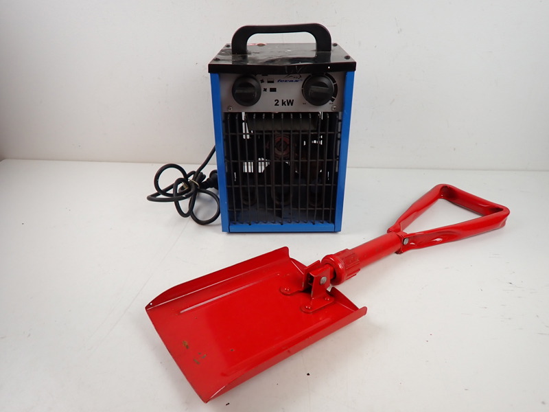 FLÄKT Ferax 2 Kw + HOPFÄLLBAR SPADE