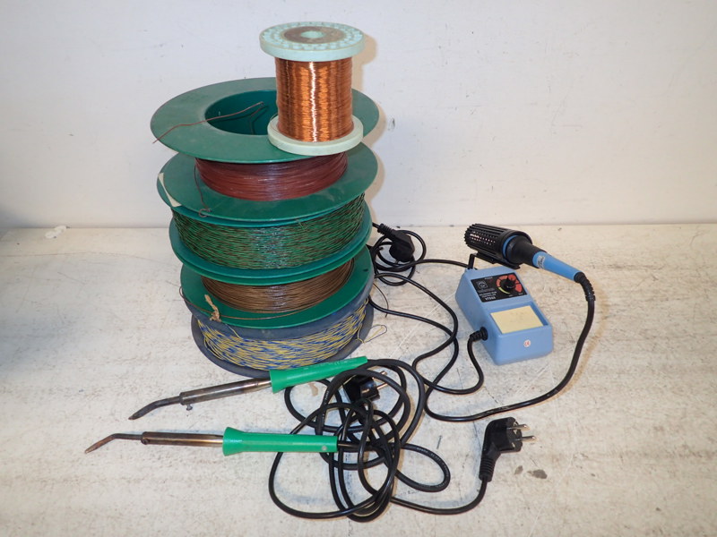 Lödkolvar o kabel m.m