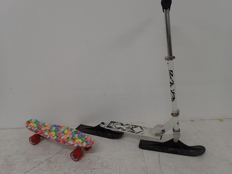 Skateboard,sparkcykel  för snöföre