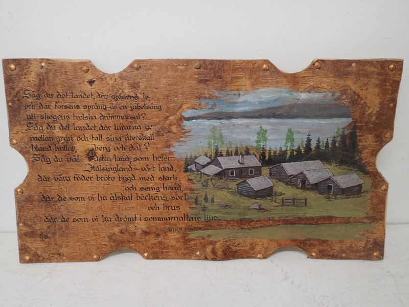 Nävertavla  Arthur Engberg  37x67cm 