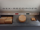 Bärbar MAGNETBANDSPELAR/DIKTAFON Rex Recorder