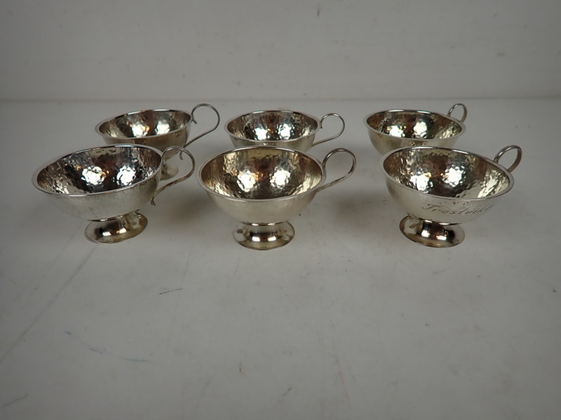 6 st PUNCHMUGGAR i Silver