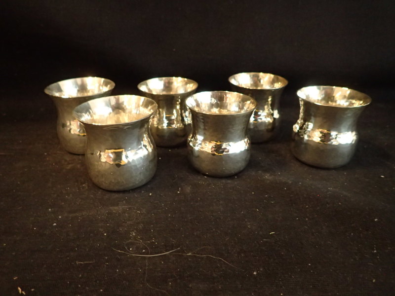 6st supkoppar i silver  830  Löfman Uppsala