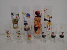 10st "Lasse Åberg glas"   H:11,5-23cm