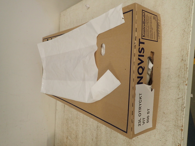 Plastkassar   500st   23L