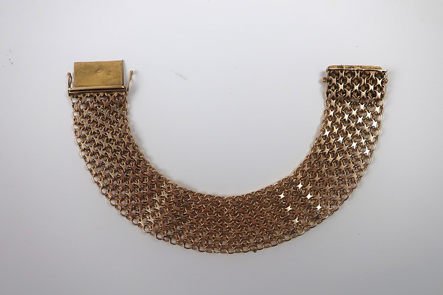 ARMBAND. 18k 44,6g