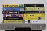DVD, VHS-SPELARE SAMT VHS-KASSETTER
