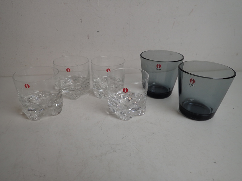 4+2glas   Iittala      H:6,5-8cm