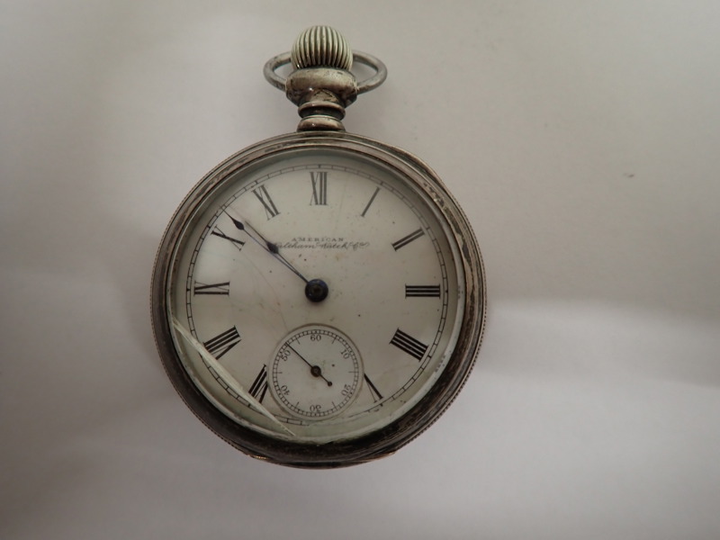 FICKUR American Waltham Watch Co i Silver
