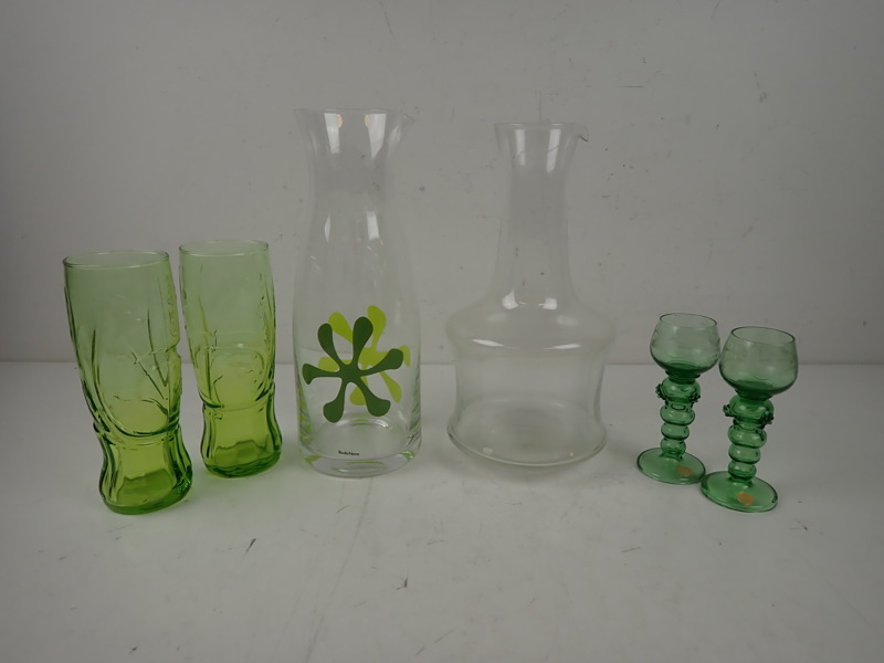 VATTENKARAFFER + GLAS
