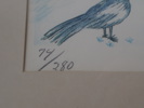 Mårten Andersson  Litografi  "Vinter i Edstuga"