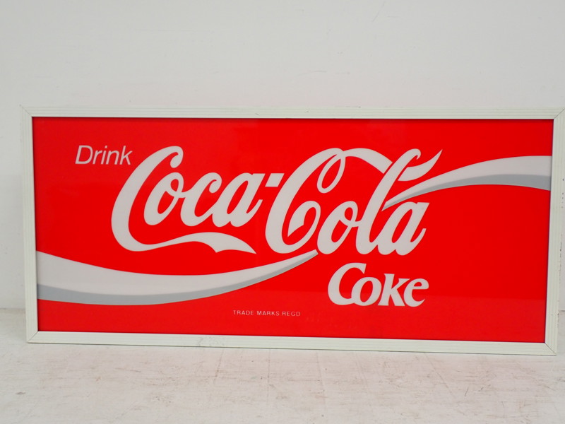 LJUSLÅDA "Coca Cola" dubbelsidig