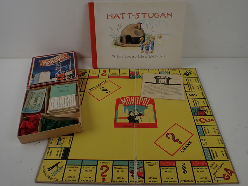 SPEL "Monopol" + BOK "Hatt Stugan"