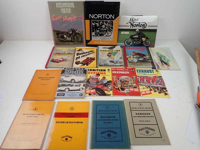 Böcker om Norton.teknikböcker 50-talet m.m