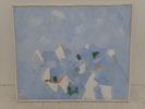 Hans Hedenström "Hus vid havet" duk 54x65cm