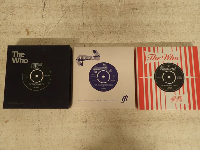 3st boxar med singlar "The Who"