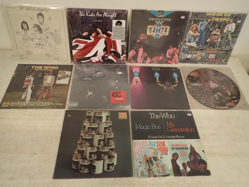 Vinylskivor 10st LP "The Who"