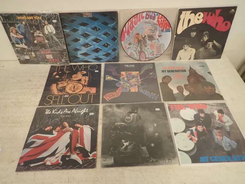 Vinylskivor 10st LP "The Who"