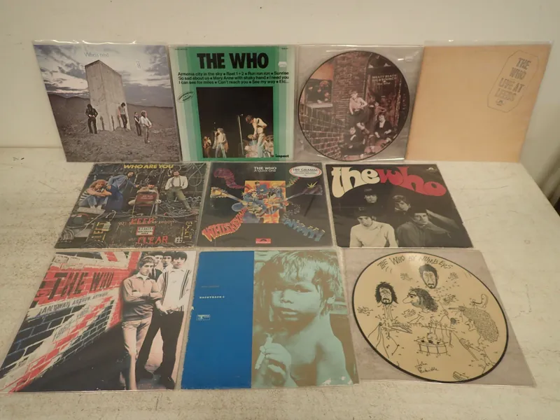 Vinylskivor 10st LP "The Who"