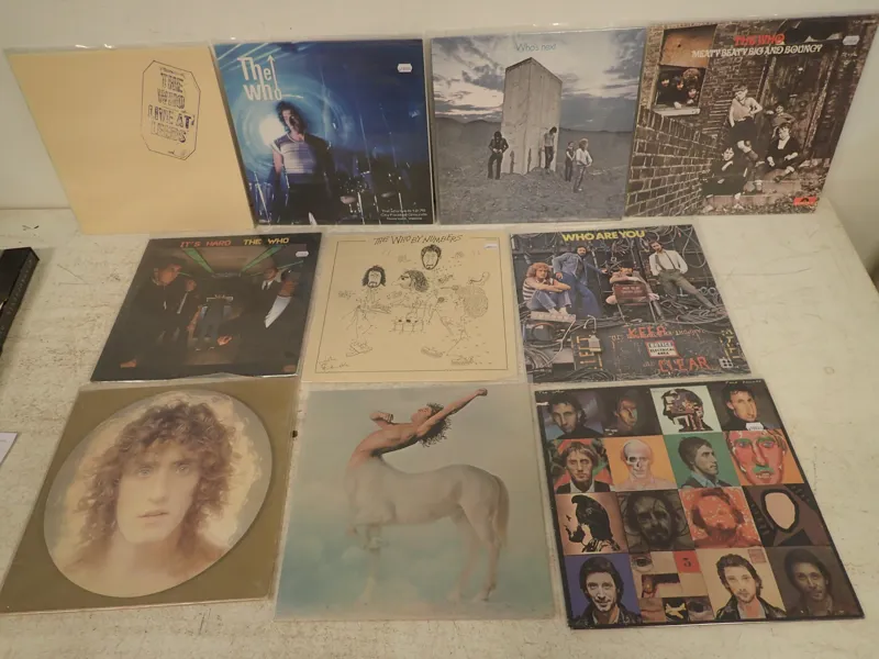 Vinylskivor 10st LP The Who m.m