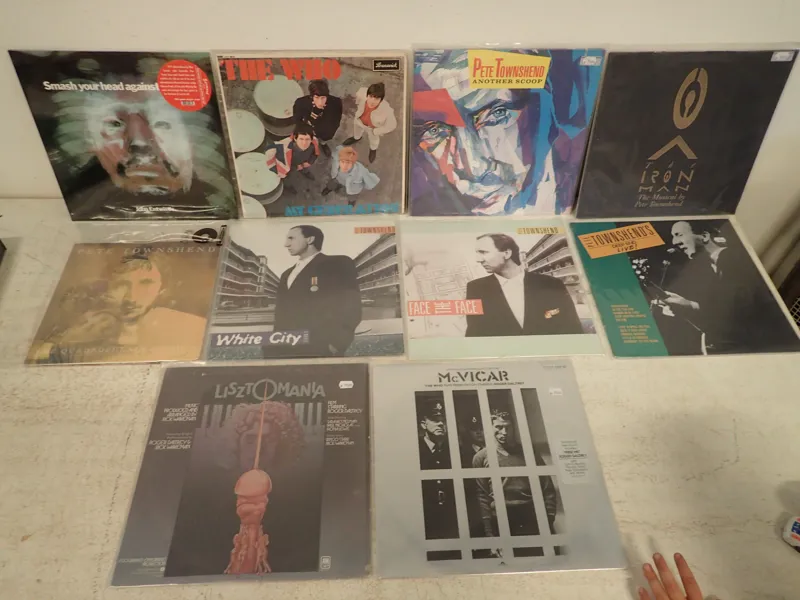 Vinylskivor 10st LP "The Who" m.m