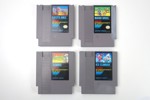 EXCITE BIKE. MARIO BROS. TENNIS. ICE CLIMBER. NINTENDO 8-BIT