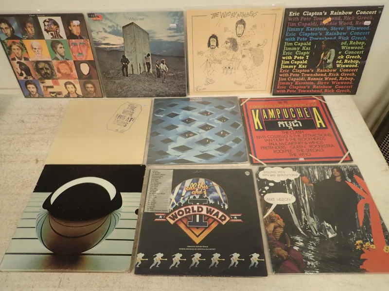 Vinylskivor 10st "The Who m.m"