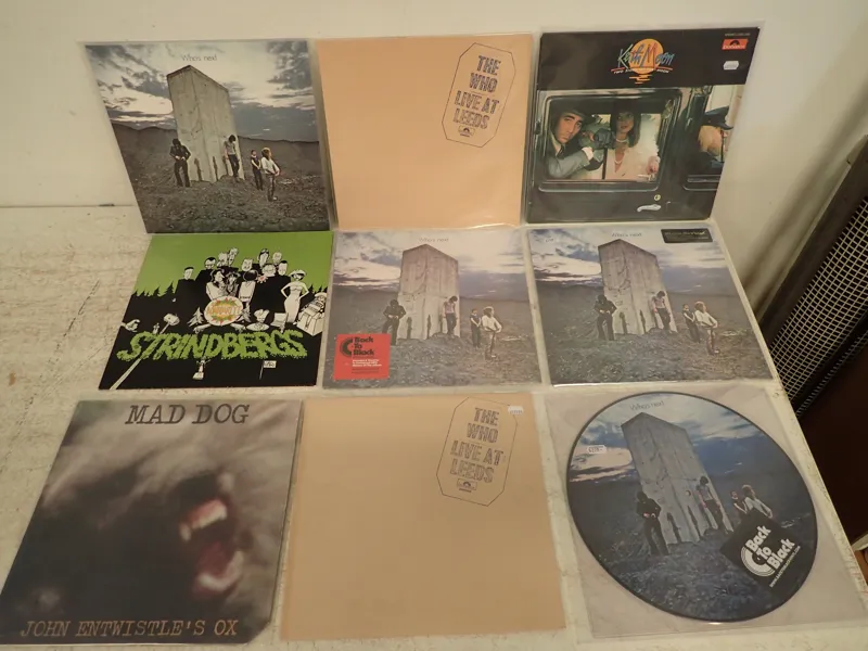 Vinylskivor 9st LP