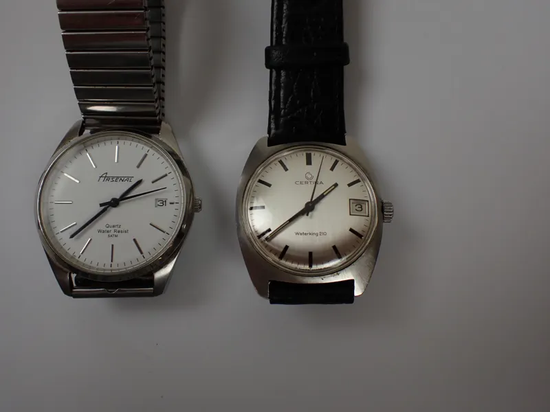 2 st ARMBANDSUR Arsenal + Certina