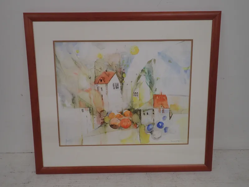 Smail Ajcunic akvarell 46x59cm bildyta