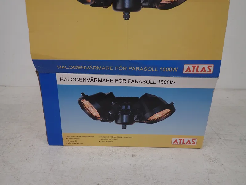 Halogenvärmare för parasoll " Atlas 1500W"