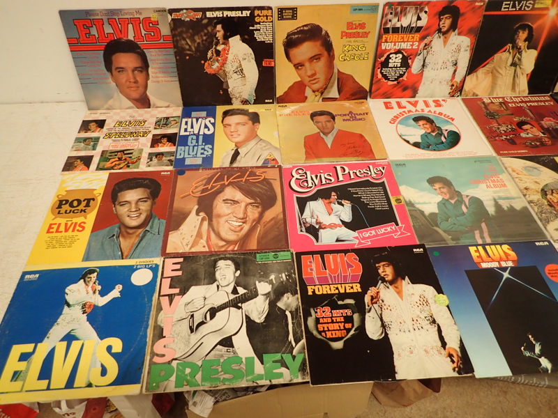 Vinyl LP-skivor   "Elvis Presley"