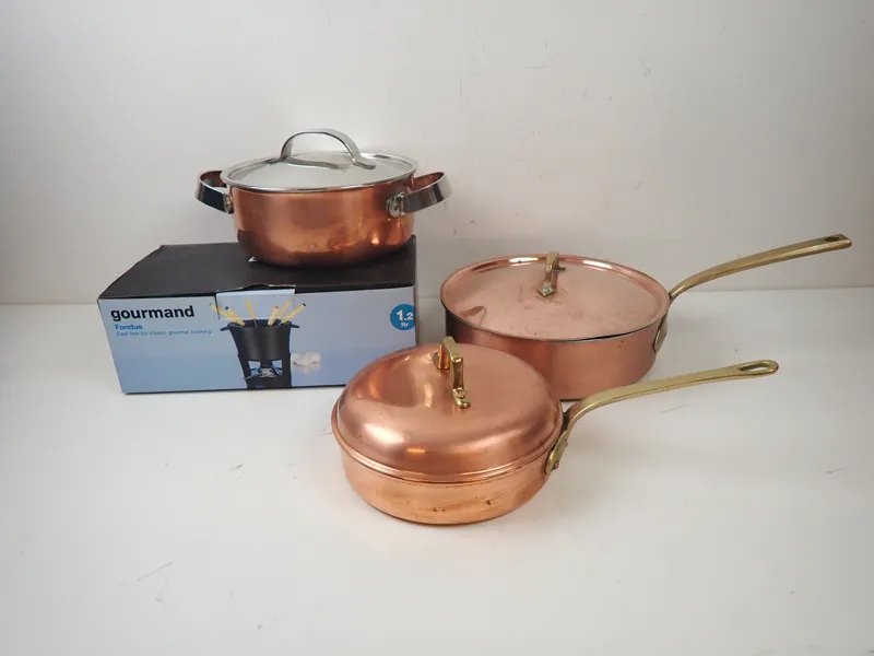 FONDUEGRYTA Duka + KOPPARKASTRULLER
