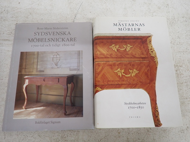 BÖCKER "Mästarnas Möbler" + "Sydsvenska Möbelsnickare"